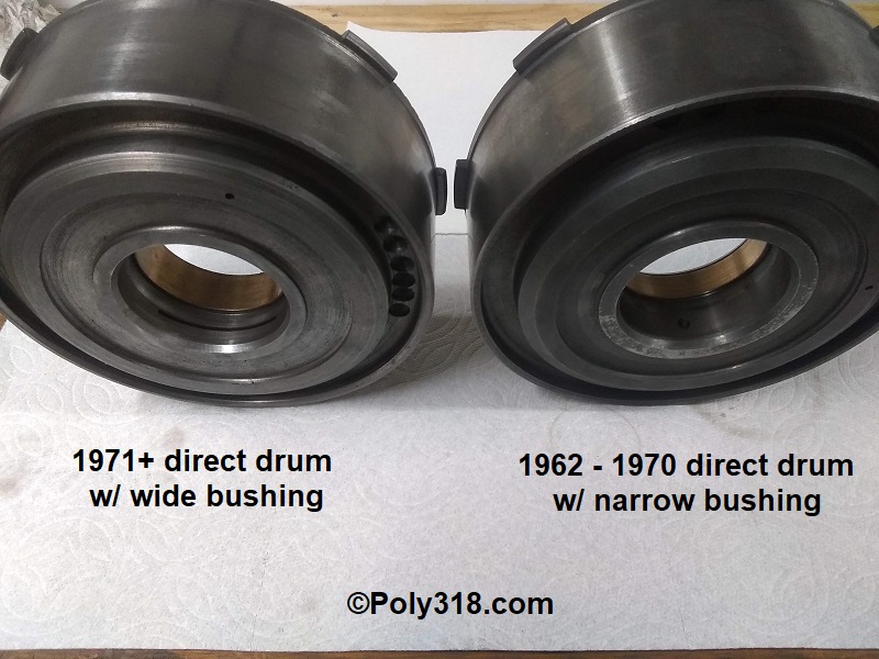 727 TorqueFlite Direct Drum Wide and Narrow