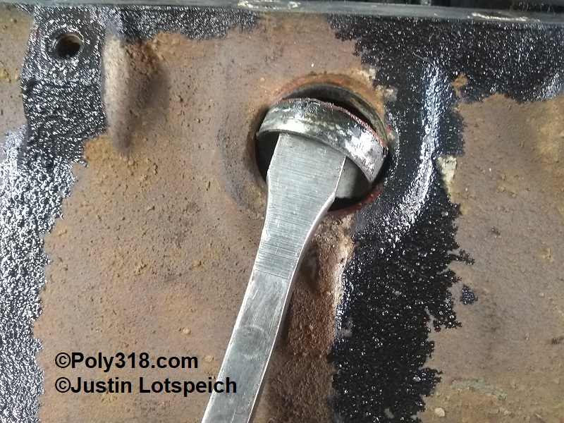 Poly A-block 318 Freeze Plug Removal