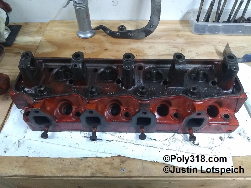 Poly 318 cylinder head rebuild