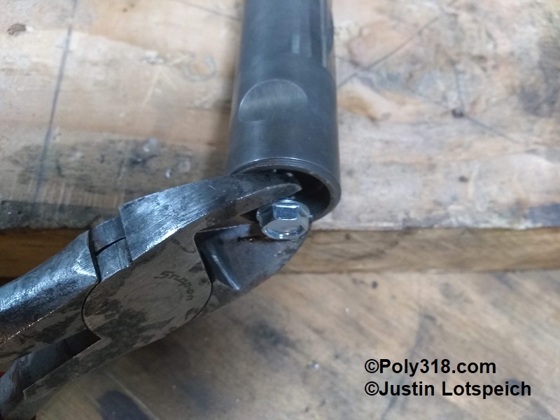 Poly 318 A-block Rocker Arm Shaft Plug Removal