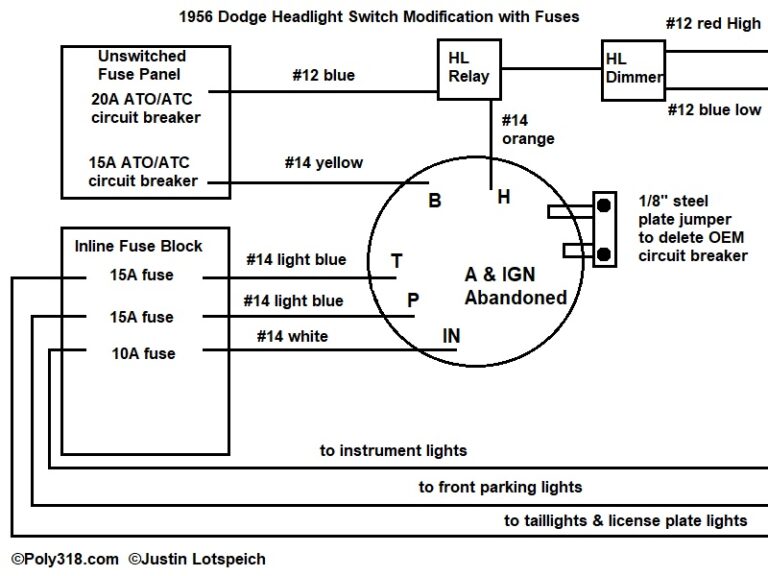 1956 Dodge Electrical System - Poly318.com