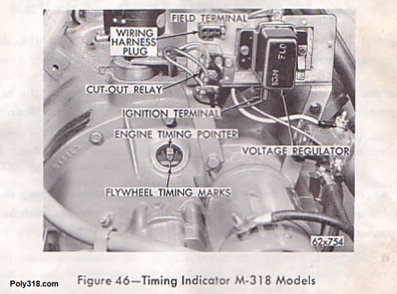 Poly 318 Marine Engine Electrical  Timing