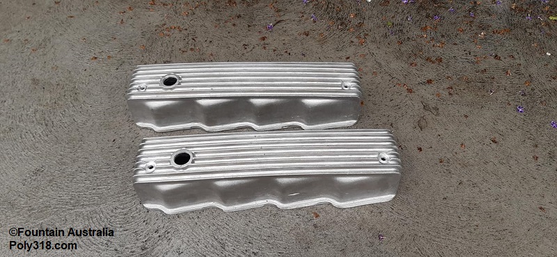Poly 318 Aluminum Finned Valve Covers 277 301 303 313 326