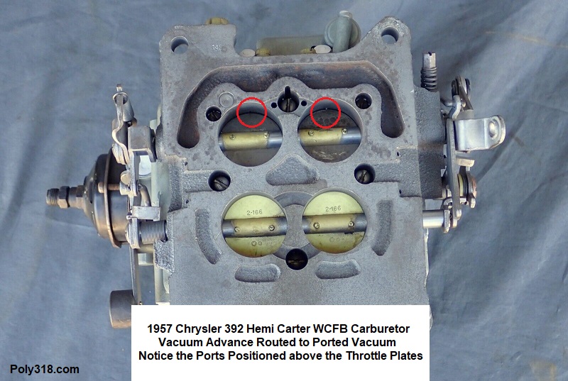 Vacuum Advance Ported Manifold