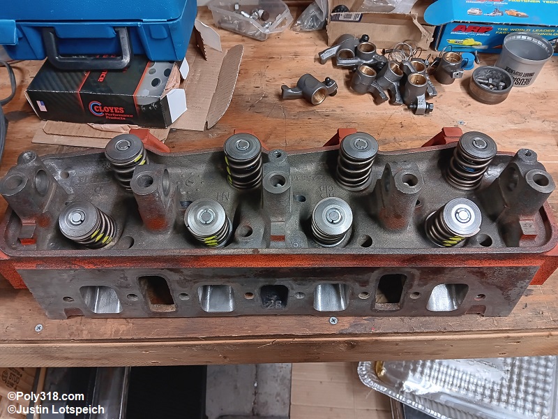 Poly 318 A-block cylinder head installation replacement