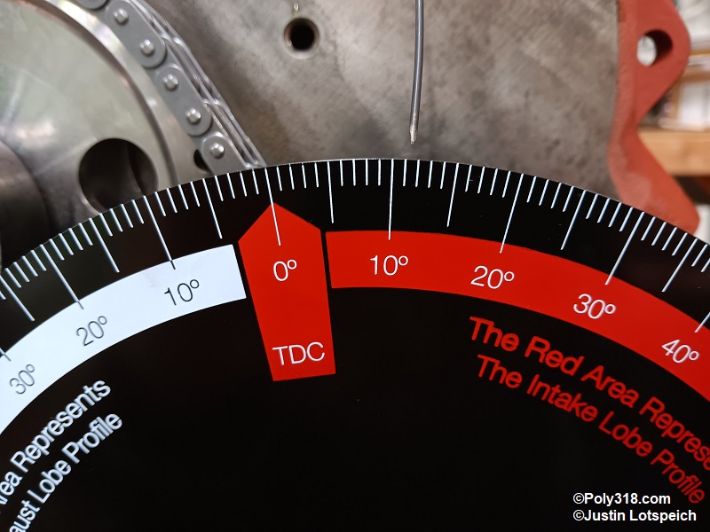 Poly 318 A-block setting finding top dead center tdc